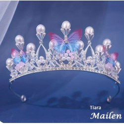 tiara MAILEN plateado