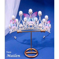 tiara MAILEN plateado