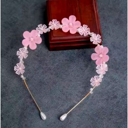 tocado NAFISA rosa