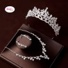 plateado ARABELA + set GOTA FLOR