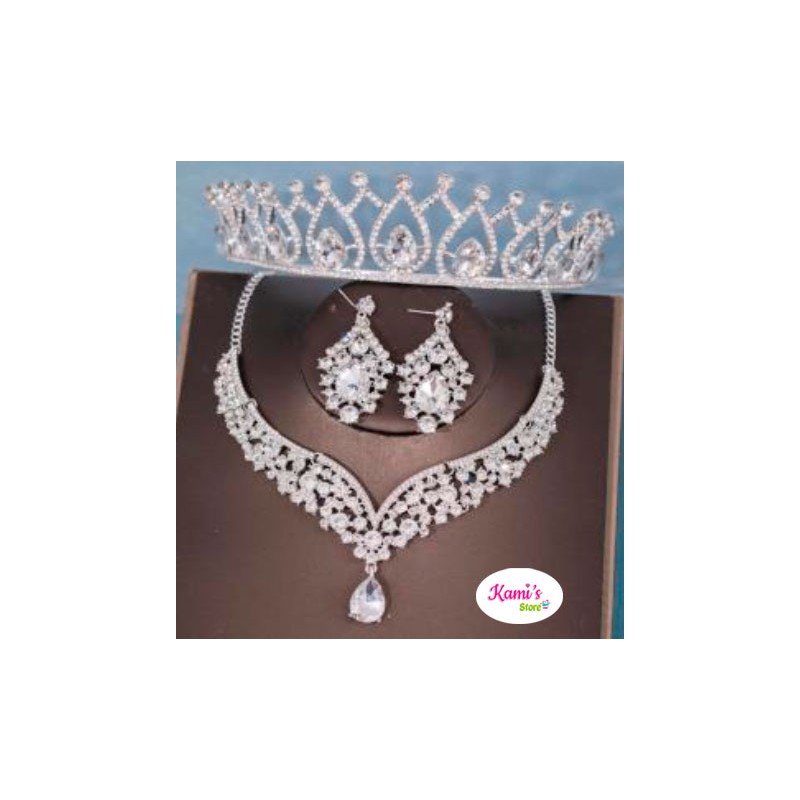 plateado DIAMILA + set FARA