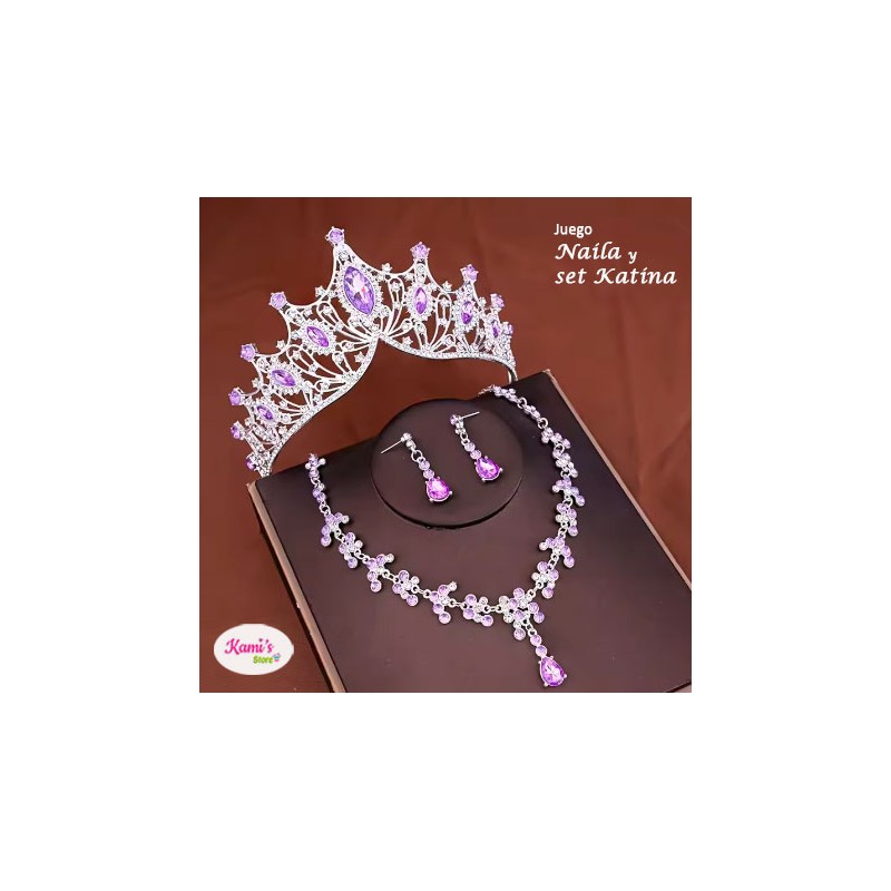 lila NAILA + set KATINA