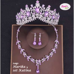 lila HARIKA + set KATINA