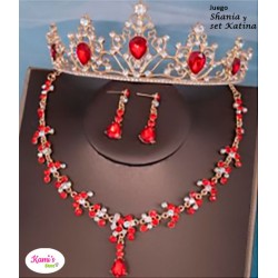 rojo SHANIA + set KATINA