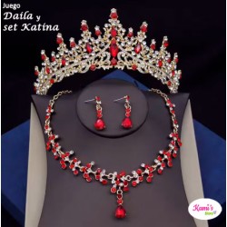 rojo DAILA + set KATINA