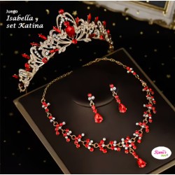 rojo ISABELLA + set KATINA