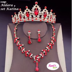 rojo ALDARA + set KATINA