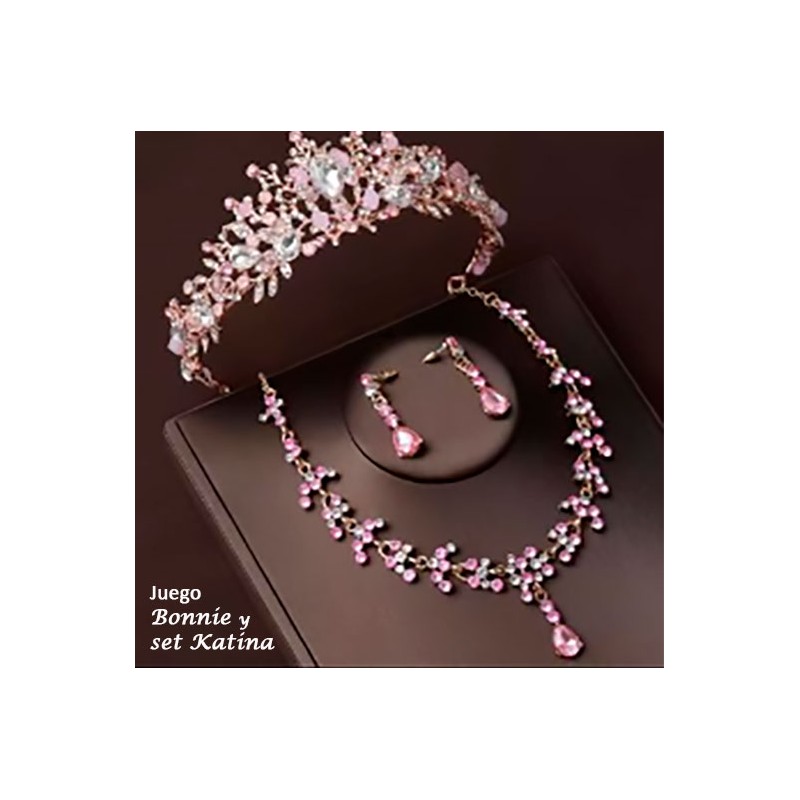 rosa BONNIE + set KATINA