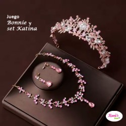 rosa BONNIE + set KATINA
