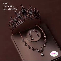 negro LOREM + Set KRISTEL