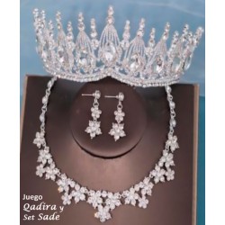 plateado QADIRA + set SADE
