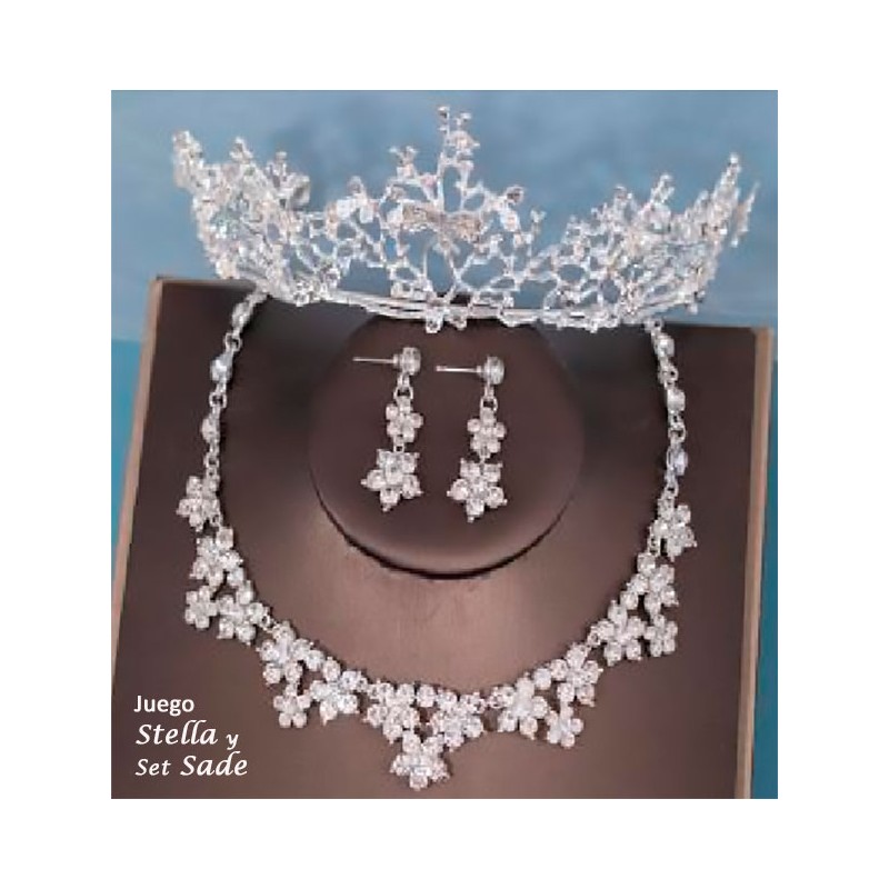 plateado STELLA + set SADE