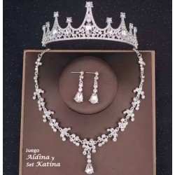 plateado ALDINA + set KATINA