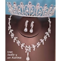 plateado SADIE + set KATINA