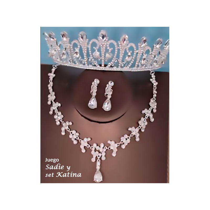 plateado SADIE + set KATINA