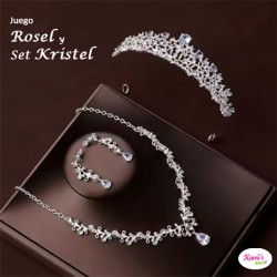 plateado ROSEL + set KRISTEL