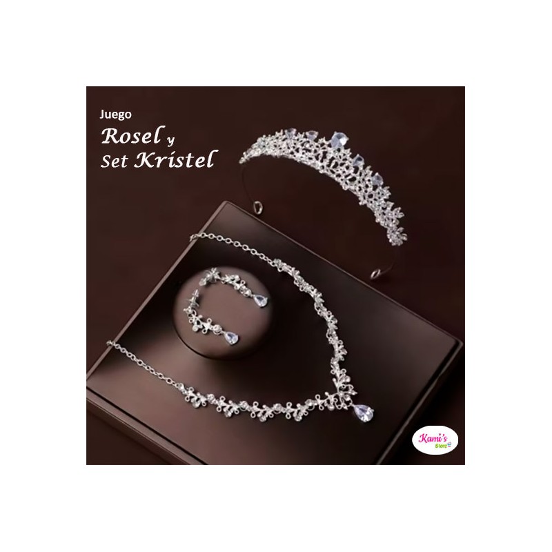 plateado ROSEL + set KRISTEL