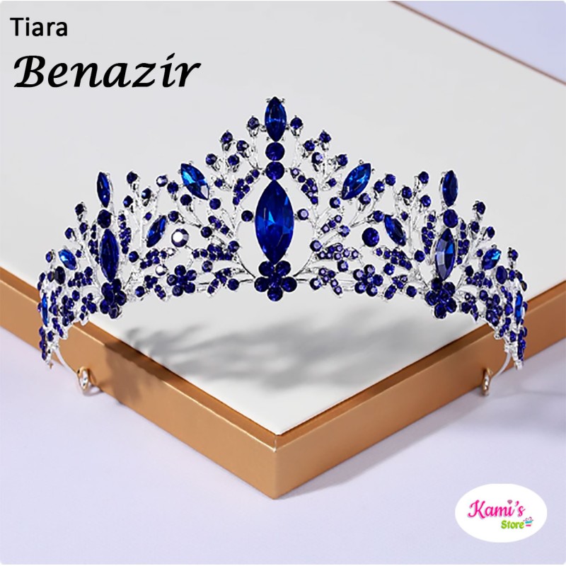 azul BENAZIR plateado