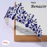 azul BENAZIR plateado
